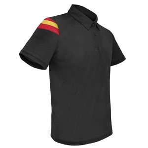 POLO BANDERA "FALCON" NEGRO XXL