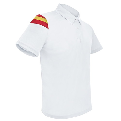 POLO BANDERA "FALCON" BLANCO L