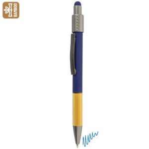 BOLIGRAFO ANTIESTRÉS GIRATORIO CON TOUCH "ENEKO" AZUL