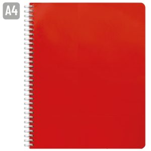 LIBRETA A4 "LIVORNO" ROJO