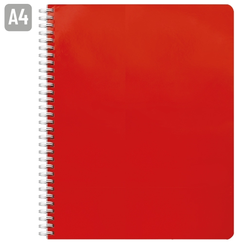 LIBRETA A4 "LIVORNO" ROJO