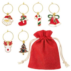 10845-500x500-1.jpg SET DE 6 AROS NAVIDEÑOS PARA COPAS "BRINDIS"