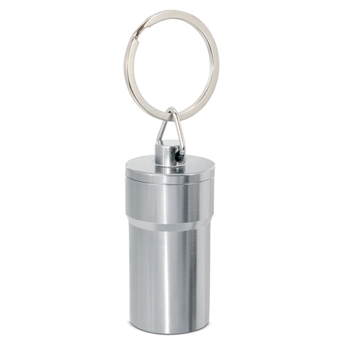LLAVERO DE ALUMINIO "RUNY" PLATA