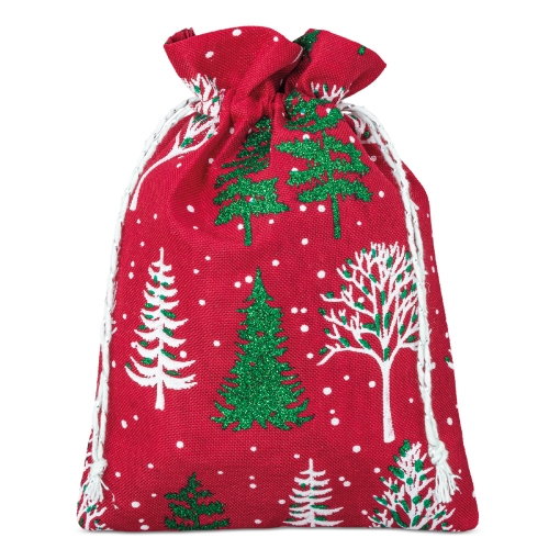 BOLSA REGALO NAVIDEÑA 13*18 CM "SNOWY"