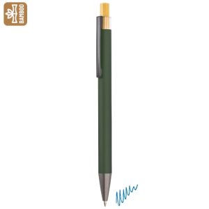 BOLIGRAFO ALUMINIO/BAMBÚ "NOAM" VERDE