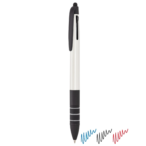 10935-BL-500x500-1.jpg BOLÍGRAFO PUNTERO 3 COLORES "YAKOV" BLANCO