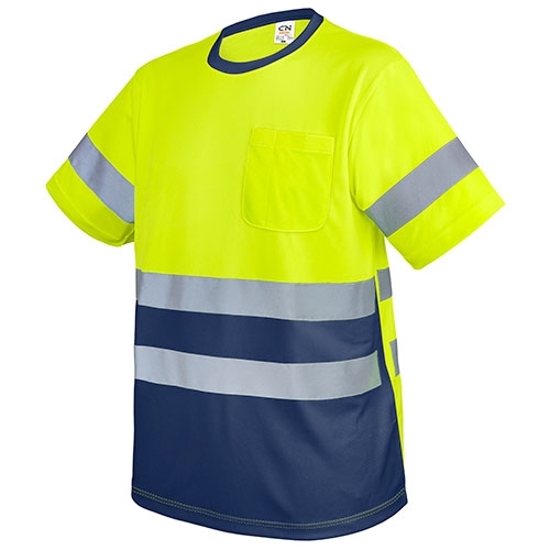 10942-M-AM-MA-500x500-1.jpg CAMISETA CON BOLSILLO Y BANDAS REFLECTANTES "KRZ" AMARILLO/MARINO M