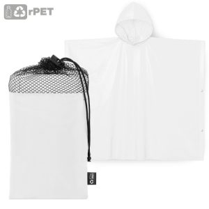 PONCHO CON REJILLA "AVENTURA" BLANCO
