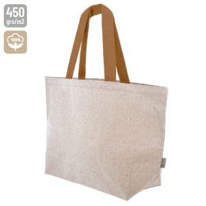BOLSA DE ALGODÓN RECICLADO "ALANYS" BEIGE