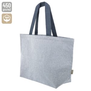 BOLSA DE ALGODÓN RECICLADO "ALANYS" MARINO