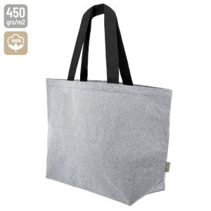 BOLSA DE ALGODÓN RECICLADO "ALANYS" NEGRO
