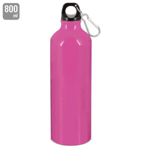 10990-FU-500x500-1.jpg BOTELLA DE ALUMINIO CON MOSQUETON 800 ml. "TUAREG" FUCSIA