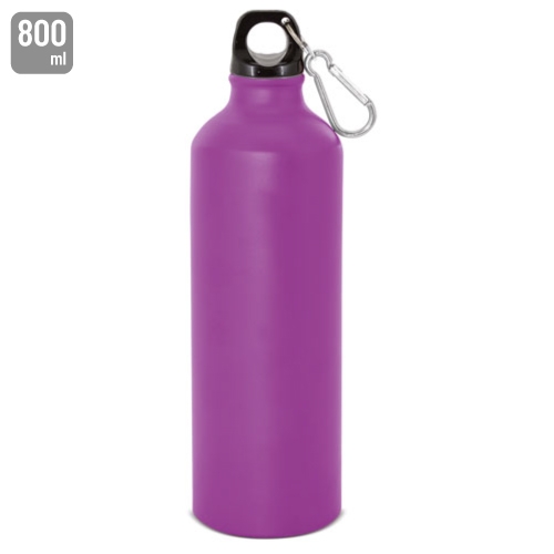 10990-LI-500x500-1.jpg BOTELLA DE ALUMINIO CON MOSQUETON 800 ml. "TUAREG" LILA