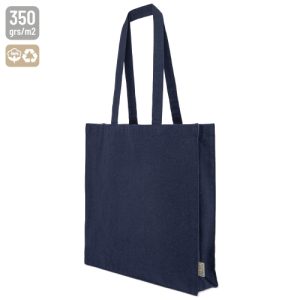 BOLSA DE ALGODÓN RECICLADO "SHEBEL" MARINO