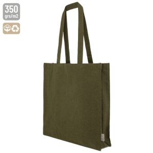BOLSA DE ALGODÓN RECICLADO "SHEBEL" VERDE