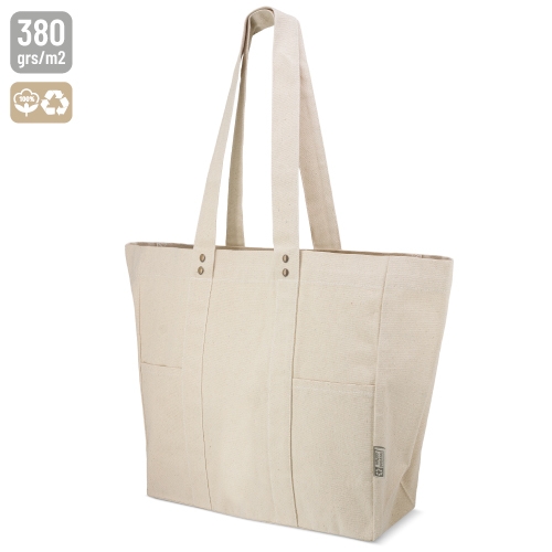 BOLSA DE ALGODÓN "ALMA" BEIGE