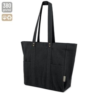 BOLSA DE ALGODÓN "ALMA" NEGRO