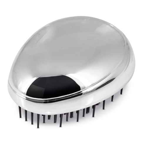 CEPILLO PARA EL PELO "JOYA" PLATA