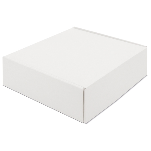 CAJA DE PRESENTACIÓN CARTÓN CORRUGADO "ZARIS" BLANCO