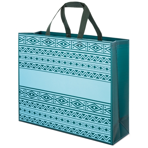 11032-TU-500x500-1.jpg BOLSA NON WOVEN LAMINADA "IVELYS" TURQUESA