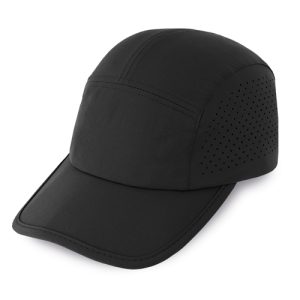 GORRA DEPORTIVA ELÁSTICA Y PLEGABLE "OSCAR" NEGRO