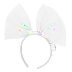 DIADEMA CON LUCES "MIS" BLANCO