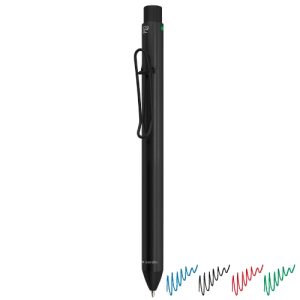 BOLIGRAFO 4 COLORES PIERRE CARDIN "SARENTINO" NEGRO