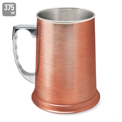 JARRA ACERO INOXIDABLE DOBLE CAPA 375ML "BERGEN"