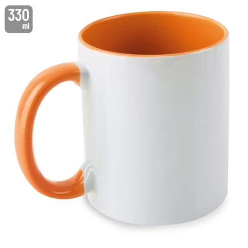 TAZA SUBLIMACION "CARTAGENA PLUS"  NARANJA