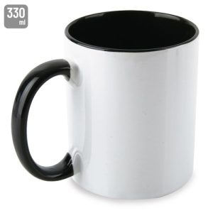TAZA SUBLIMACION "CARTAGENA PLUS" NEGRO