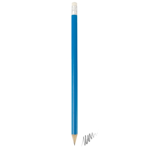 LÁPIZ MADERA CON GOMA AZUL