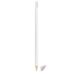 LÁPIZ MADERA CON GOMA BLANCO