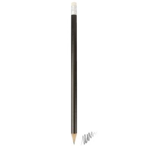 LÁPIZ MADERA CON GOMA NEGRO