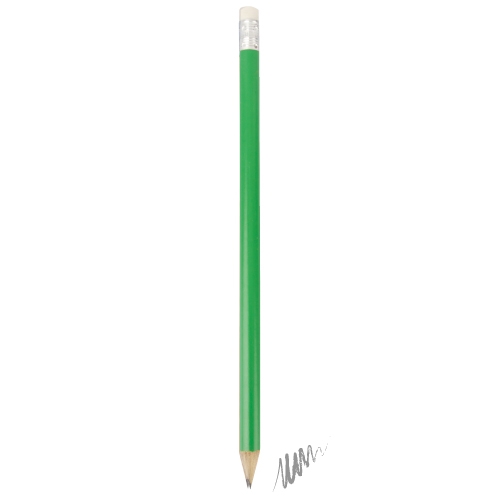 LÁPIZ MADERA CON GOMA VERDE