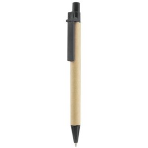 BOLIGRAFO CARTON RECICLADO NEGRO