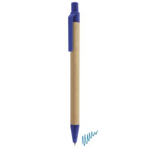 BOLIGRAFO CARTÓN RECICLADO "KARL" AZUL