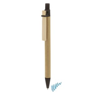 BOLIGRAFO CARTÓN RECICLADO "PINO" NEGRO