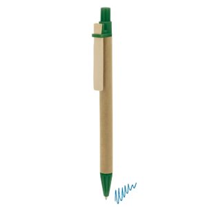 BOLIGRAFO CARTÓN RECICLADO "PINO" VERDE