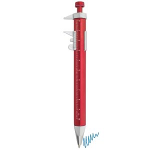 BOLIGRAFO ESCALIMETRO "KENDAL" ROJO