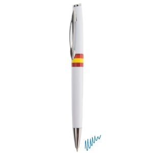 BOLIGRAFO NACIONAL METAL/PLASTICO "AYSEN" BLANCO
