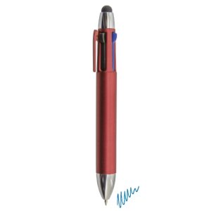 BOLIGRAFO PUNTERO 4 COLORES "STAR" ROJO