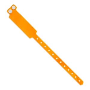 PULSERA REGISTRO FLUORESCENTE "FESTIVAL" NARANJA