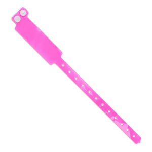 PULSERA REGISTRO FLUORESCENTE "FESTIVAL" ROSA
