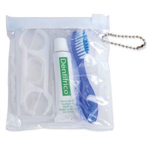 SET DENTAL CON BOLSA "ESENCIAL" BLANCO