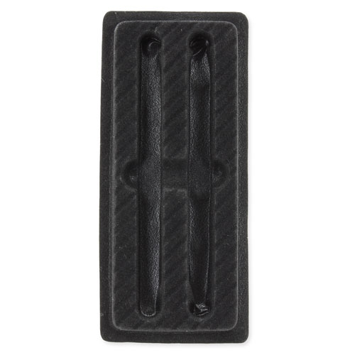 ESTUCHE FLOCADO 2 BOLIGRAFOS NEGRO