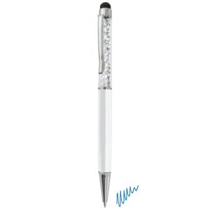 BOLIGRAFO "DIAMONDS" TOUCH BLANCO