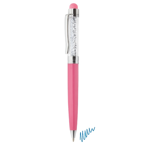 BOLIGRAFO "DIAMONDS" TOUCH ROSA