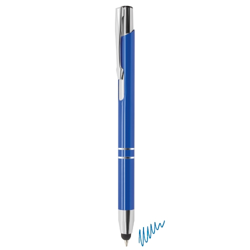 BOLIGRAFO METÁLICO AUTOMÁTICO CON PUNTERO "DENVER" AZUL
