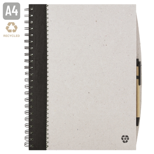 B-352-NE-500x500-1.jpg CUADERNO A4 CARTON RECICLADO "ENSA" NEGRO
