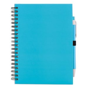 LIBRETA ECOLOGICA ZAS AZUL MEDIO